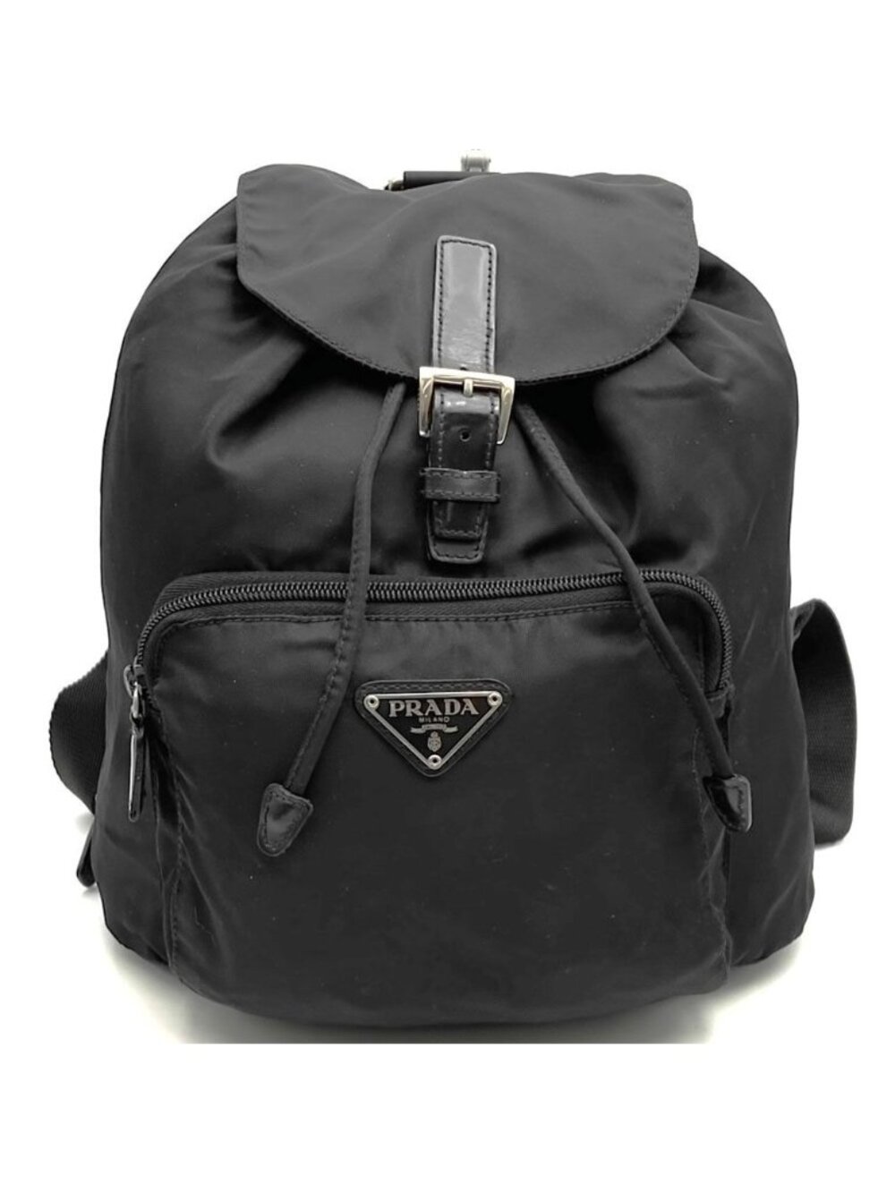 Prada Backpack Nylon Black Vintage